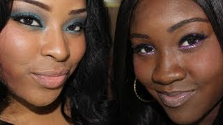 Makeup Tutorial for Dark Skin Watch me do my BEST FRIENDS Makeup [upl. by Lucky]