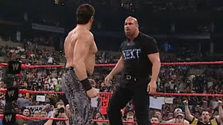 Goldberg lays waste to 3Minute Warning Raw April 28 2003 [upl. by Cathrine921]