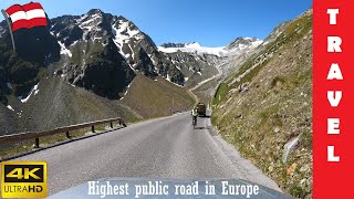 Driving in Austria 9 Otztal Glacier Road Ötztaler Gletscherstrasse 4K 60fps [upl. by Haldas]