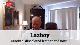 Lazboy Reviews  Cracked discolored leather  Pissed Consumer Interview [upl. by Penney]