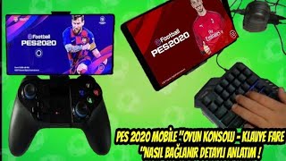 PES 2020 MOBİLE  OYUN KOLU  KLAVYE  FARE  NASIL BAĞLANIR DETAYLI ANLATIM [upl. by Marga]