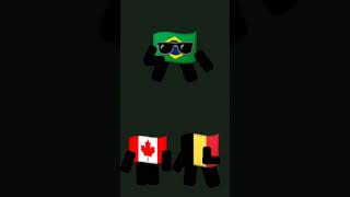 Canada VS Alemão VS Brasilcountryballs [upl. by Alexio]