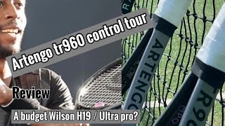 Artengo TR960 Control tour tennis racket  racquet review [upl. by Alekram268]