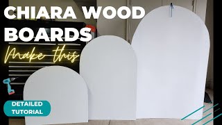 How to make wooden backdrops for events [upl. by Nav]