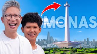 AJAK LUCKY MASUK DAN NAIK KE MONAS PERTAMA KALI [upl. by Schindler]