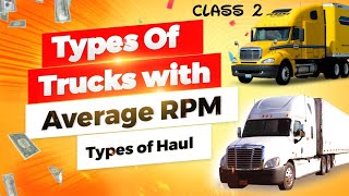 Types of Trucks in Truck Dispatching Business  Truck Dispatching Training  Average Rpm of Trucks [upl. by Ihsakat23]