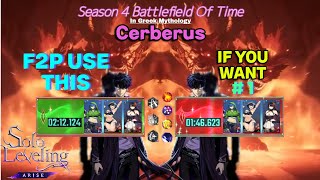 CERBERUS Season 4  Battlefield Of Time Cerberus  Solo Leveling ARISE [upl. by Rockwood40]