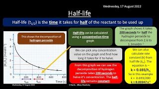 CIE Topic 26 Reaction Kinetics REVISION [upl. by Alleris]