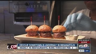 Hungry Hoosiers get a taste of fine dining during Devour Downtown [upl. by Llennoc]