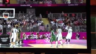 Carmelo Anthony Olympics Record 37 points 1214 [upl. by Holcman]