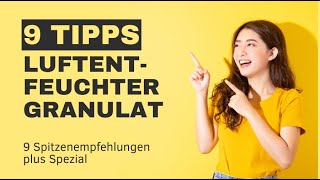 9 SpitzenEmpfehlungen Luftentfeuchter Granulat plus Spezial [upl. by Nelleyram]