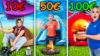 10€ VS 50€ VS 100€ pour SURVIVRE  Budget Challenge [upl. by Peckham986]