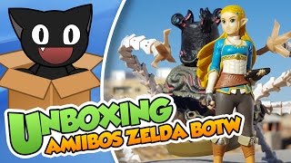 Unboxing ¡Amiibos TLO Zelda Breath of the Wild [upl. by Roer]