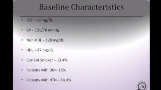 TNT Trial Atorvastatin 80 mg vs 10mg [upl. by Ehttam]