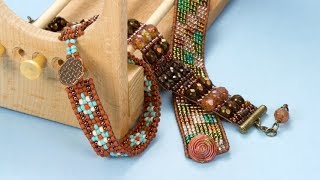 Artbeads Tutorial  The Ricks Beading Loom Basics with Cheri Carlson [upl. by Esdras]