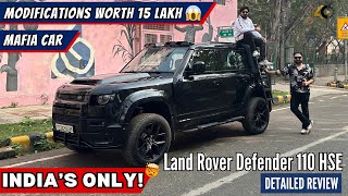 Land Rover Defender 110 Review 💯 Highly Modified 😱 Mafia Car 💀 Must Watch❗️ [upl. by Amend]