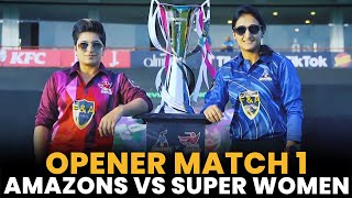 Opener  Amazons vs Super Women  Match 1  Womens League Exhibition  MI2A [upl. by Sheedy]