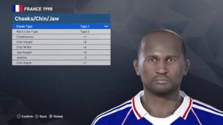 Patrick Vieira face PES 2017 [upl. by Anec]