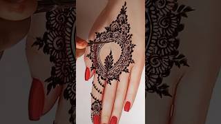 Dotted lines mehndi design  back hand mehndi design hennadesign henna [upl. by Orgell]