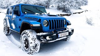 JEEP WRANGLER 392 SNOW OFFROAD  DRIFT V8 POWERED [upl. by Oine345]