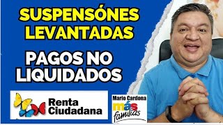 👉 PAGO De NOVIEMBRE SUSPENSIÓNES LEVANTADAS PAGOS NO LIQUIDADOS AUN 😲 [upl. by Euqor794]