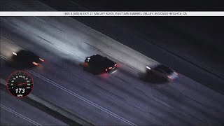 022224 Corvette tops 170 mph in LA freeway chase [upl. by Alethia]