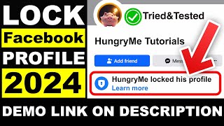 New Trick Paano iLock ang Facebook Profile 2024  How to Lock Facebook Profile [upl. by Verada]