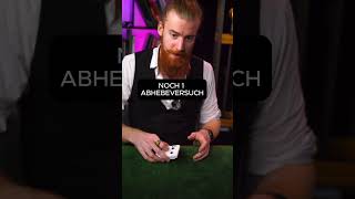 Mischen Impossible 🤨🤠😎Poker Karten skill demonstration schwierig Mischen hä zauberer magic [upl. by Akialam]