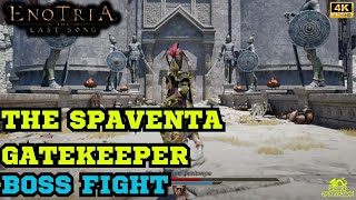 The Spaventa Gatekeeper  Boss Fight  Enotria The Last Song [upl. by Regor742]