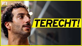 Waarom is iedereen zo boos over vertrek Ricciardo  F1 VANDAAG [upl. by Aicilihp]