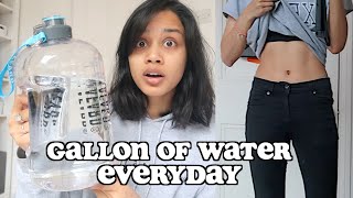 i drank a gallon of water everyday for a week  clickfortaz [upl. by Yebloc]