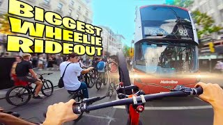 BIKESTORMZ 2022  Londons BIGGEST WHEELIE Rideout [upl. by Seif825]