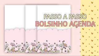 Criando bolsinho para agenda no corel Parte 4 [upl. by Yenreit]