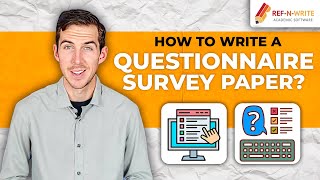 How to Write a Survey Questionnaire Research Paper StepbyStep Guide with Examples [upl. by Otsuaf]