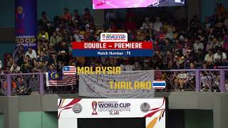 M75 Malaysia vs Thailand  ISTAF Sepaktakraw World Cup Kuala Lumpur 2024 [upl. by Hayne]