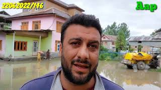 DDC sangrama sopore Adovocat Irfaan Hafiez Loan visited the flood hit area of Tarzoo [upl. by Suicul]