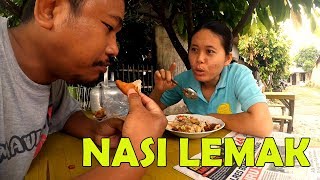 Makan Makanan Enak Nasi Lemak Sambal  Indonesian Street Food [upl. by Derte]