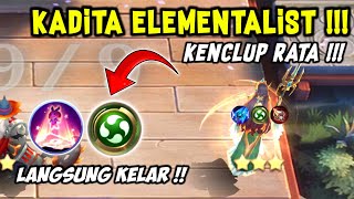 KADITA ELEMENTALIST ANGELA SKILL 1  ULTI LANGSUNG KELAR  COMBO MAGIC CHESS TERKUAT [upl. by Draw91]