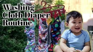 HOW TO WASH CLOTH DIAPER l Tagalog [upl. by Ofelia]