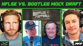 Collab Mock Draft NFLSE vs Bootleg Football Brett Kollman amp EJ Snyder  NFL Stock Exchange [upl. by Yevre]