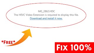 The HEVC video extension is required to display this file FREE HEVC [upl. by Rancell]