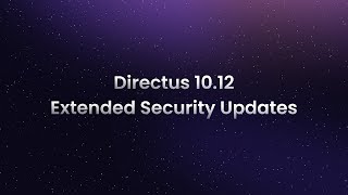 Extended Security Updates for Directus 1012 [upl. by Ednargel]