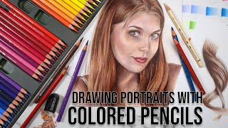 The Guide To Portraits With Colored Pencils [upl. by Oirromed529]