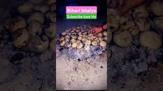 Bihari litti chokha🤓 foodfunny viralvideoyoutubeshorts shortvideoshorts litti chokharecipe [upl. by Messing584]