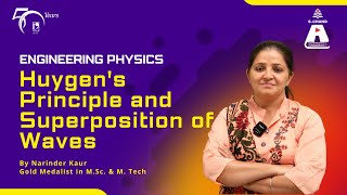 Huygens Principle and Superposition of Waves  Engineering Physics  S Chand Academy [upl. by Cinemod]