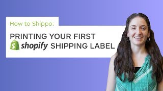 How to Shippo Printing Your First Shopify Shipping Label in app [upl. by Blanc]