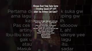 Lagu Bisa Masuk Bawah Sadar Ti AtiSumberIGhengkiyuliansyah trendingsoundtiktok trendingshort [upl. by Juanita]