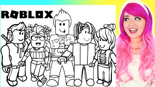 Coloring Roblox Avatars Bacon Boy Acorn Girl Kawaii Girl Coloring Pages  Roblox Coloring Videos [upl. by Aveline]