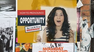 How to pronounce opportunity  American English [upl. by Lewse]