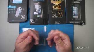 iPhone 5 Glass Screen Protector Comparison [upl. by Cerveny]